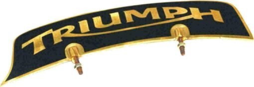 FITS FOR TRIUMPH FRONT MUDGUARD NUMBER PLATE BRASS