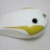 Fits Triumph T160 Trident white And Yellow Painted Gas Fuel Petrol Tank (Repro)