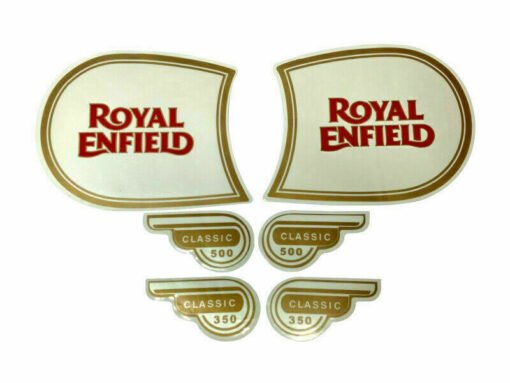 Fit Royal Enfield Classic 350 500cc Fuel Tank Tool Box Sticker Logo Badge Emblem