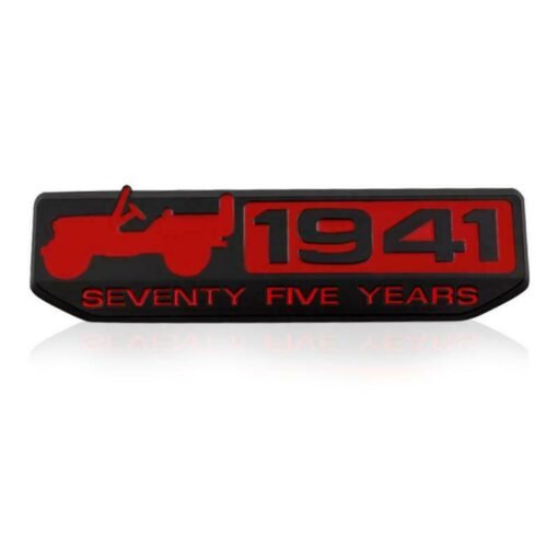 NEW 1941 Seventy Five Years Car Sticker Badge Emblem FITS Jeep Wrangler