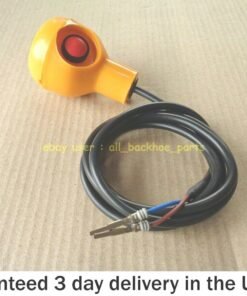 JCB BACKHOE - YELLOW KNOB THREADED WITH MICROSWITCH (PART # 128/12635 701/D9775)