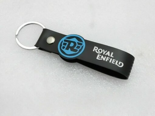 Fits For Royal Enfield Black Blue Keychain New