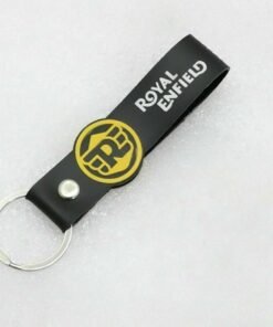 Fits For Royal Enfield Black Yellow Keychain New