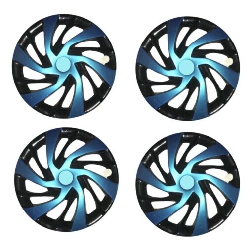 13 inch Black Double Paint Finish Universal Fitting-Push Type Car Wheel Cover