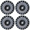 Upgrade your vehicle with the Black Silver 13-Inch Universal Wheel Cover Set. The sleek design adds a touch of sophistication. Order now for a stylish transformation!