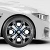13 Inch Black Silver Wheel Cover wheel Cap Universal Model Cars wheel cap 4 pack