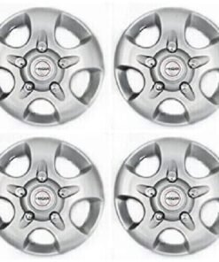 Black Silver 15 Inch Wheel Cover (Set of 4Pc) (Press Fitting) (Camry silver)