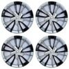 17 Inch Silver Black Wheel Cover Cars for Scorpio (Set of 4Pc)(Press Fitting)