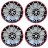 14 Inch Black Silver Red Wheel Cover (Set of 4Pc) Press Fitting Magic-3colour-14